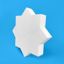 Oriental star polystyrene artistic decoration