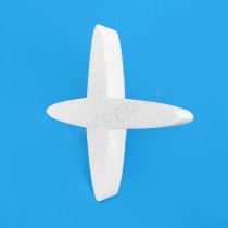 Étoile graphique en polystyrène à décorer