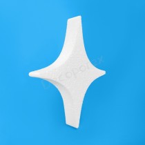 Estrella brillante de poliestireno para decorar