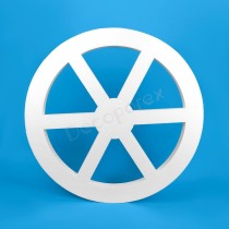 Roue en polystyrène à décorer
