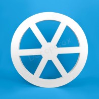 Roue en polystyrène à décorer