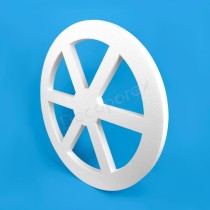 Polystyrene wheel for decorating