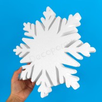 Snowflake – crystal model polystyrene decoration