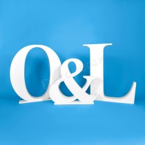 Lettere Giganti 1 Metro Times New Roman – Iniziali Personalizzate in Polistirolo per Matrimoni ed Eventi