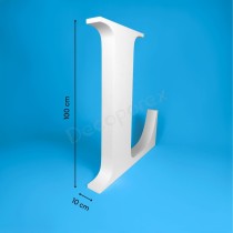 1 Meter Giant Letters Times New Roman – Custom Polystyrene Initials for Weddings and Events