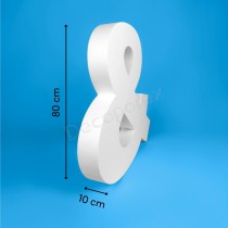 1 Meter Giant Letters Arial – Custom Polystyrene Initials for Weddings and Events