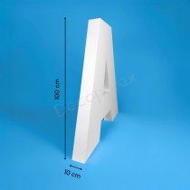 Letras Gigantes 1 Metro Arial – Iniciales Personalizadas en Poliespan para Bodas y Eventos