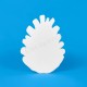 Pinecone polystyrene decoration