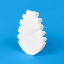 Pomme de pin en polystyrène à décorer