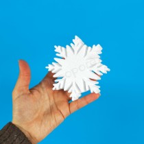 Snowflake – crystal model polystyrene decoration