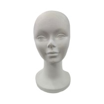 Women’s polystyrene head for display