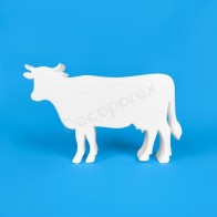 Vache en polystyrène à décorer