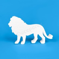 Polystyrene lion for decorating