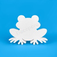 Polystyrene frog for decorating