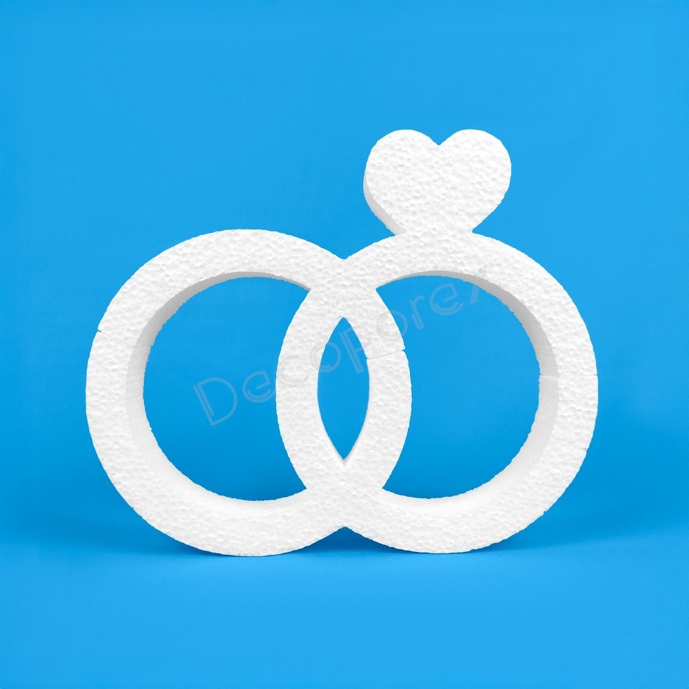 Anillos con Corazón de corcho