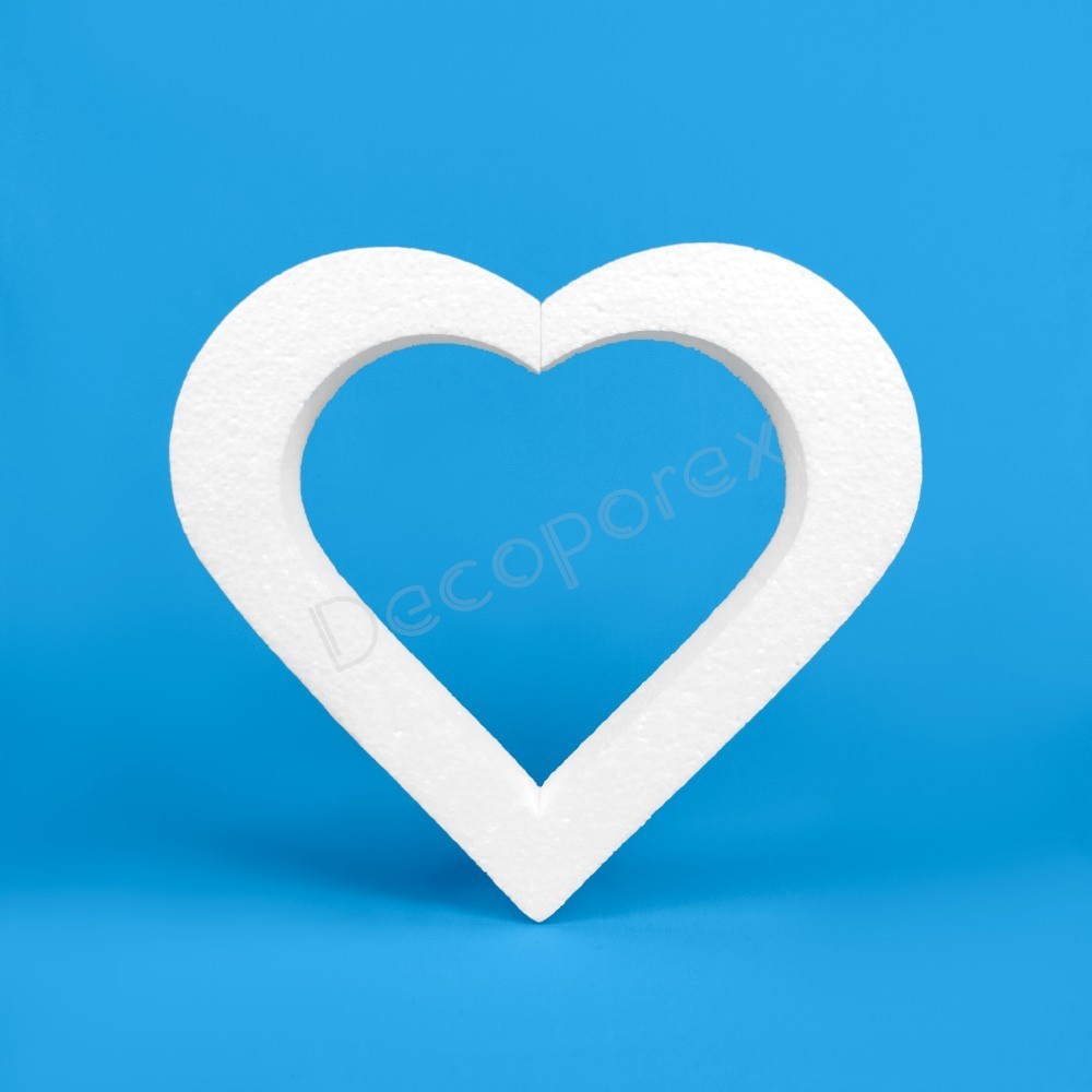Coeur poliestèrene pour une décoration romantique