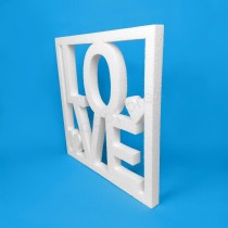 Cadre "Love" en polystyrène – Déco mariage & Saint-Valentin
