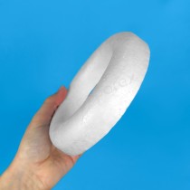 Corona de poliestireno 15 cm – Unidad | Manualidades
