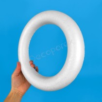 Corona de poliestireno 28 cm – Unidad | Manualidades