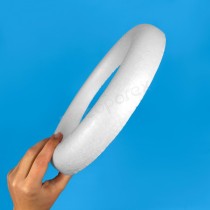 Corona in polistirolo 28 cm – Singola | Creatività