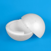 Sfera in polistirolo apribile 30 cm – Singola | Creatività
