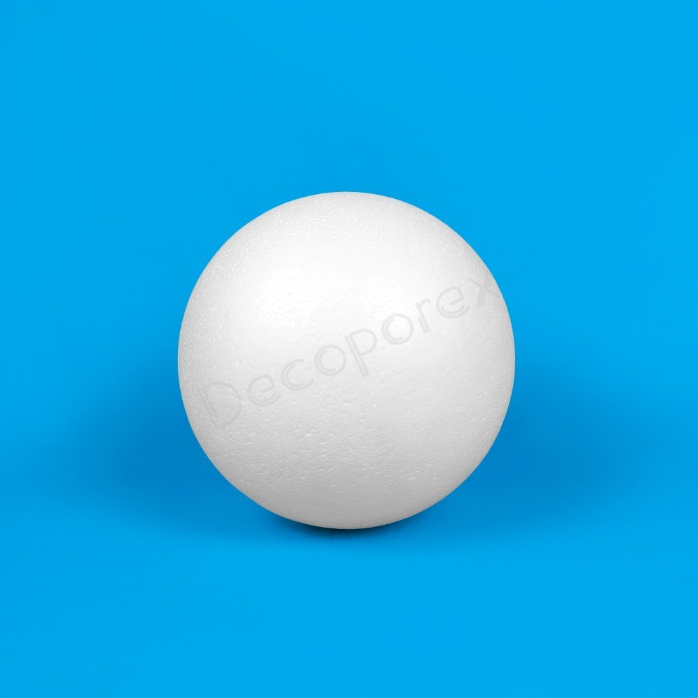 Bola de poliestireno 20 cm – Unidad | Manualidades