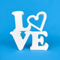 Figura love de corcho