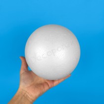 Bola de poliestireno 15 cm – Unidad | Manualidades
