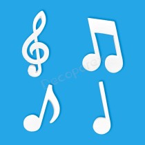 Figura musical corchea de corcho