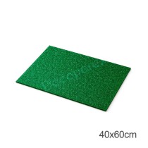 Goma EVA con purpurina verde 40 × 60 cm | Manualidades