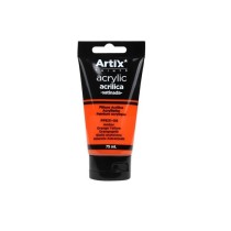 Jaune Orangé – Peinture acrylique satinée 75 ml pour polystyrène