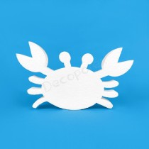 Polystyrene crab for kids’ crafts and painting