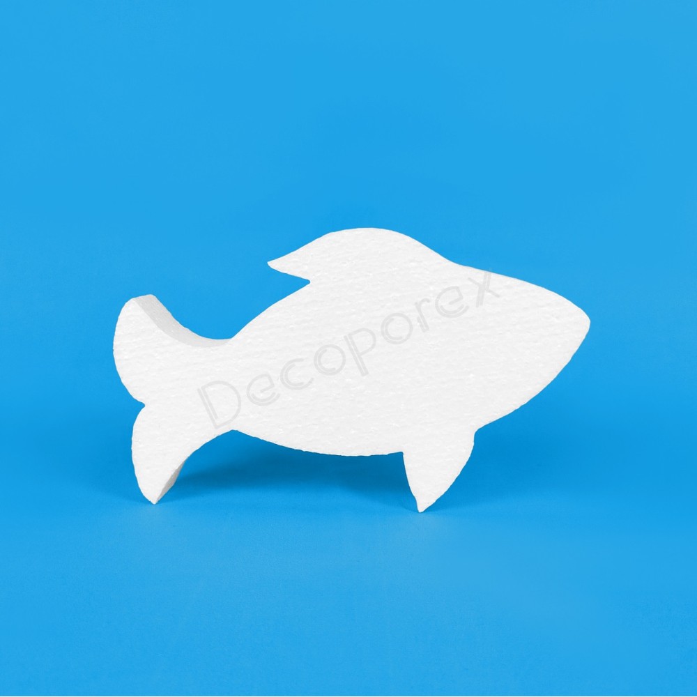 Classic polystyrene fish to paint