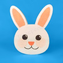 Tête de lapin en polystyrène | Idéal pour les loisirs créatifs