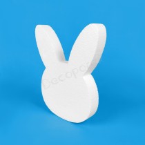 Tête de lapin en polystyrène | Idéal pour les loisirs créatifs