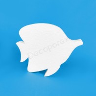 Tropical polystyrene fish for painting and decoration