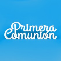 "Primera Comunión" Polystyrene Lettering – First Communion Decoration