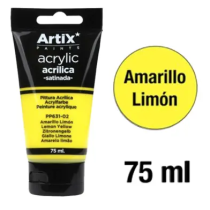 Lemon Yellow – 75 ml Satin Acrylic Paint for Polystyrene