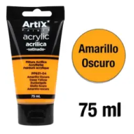 Giallo Scuro – Pittura acrilica satinata 75 ml per polistirene
