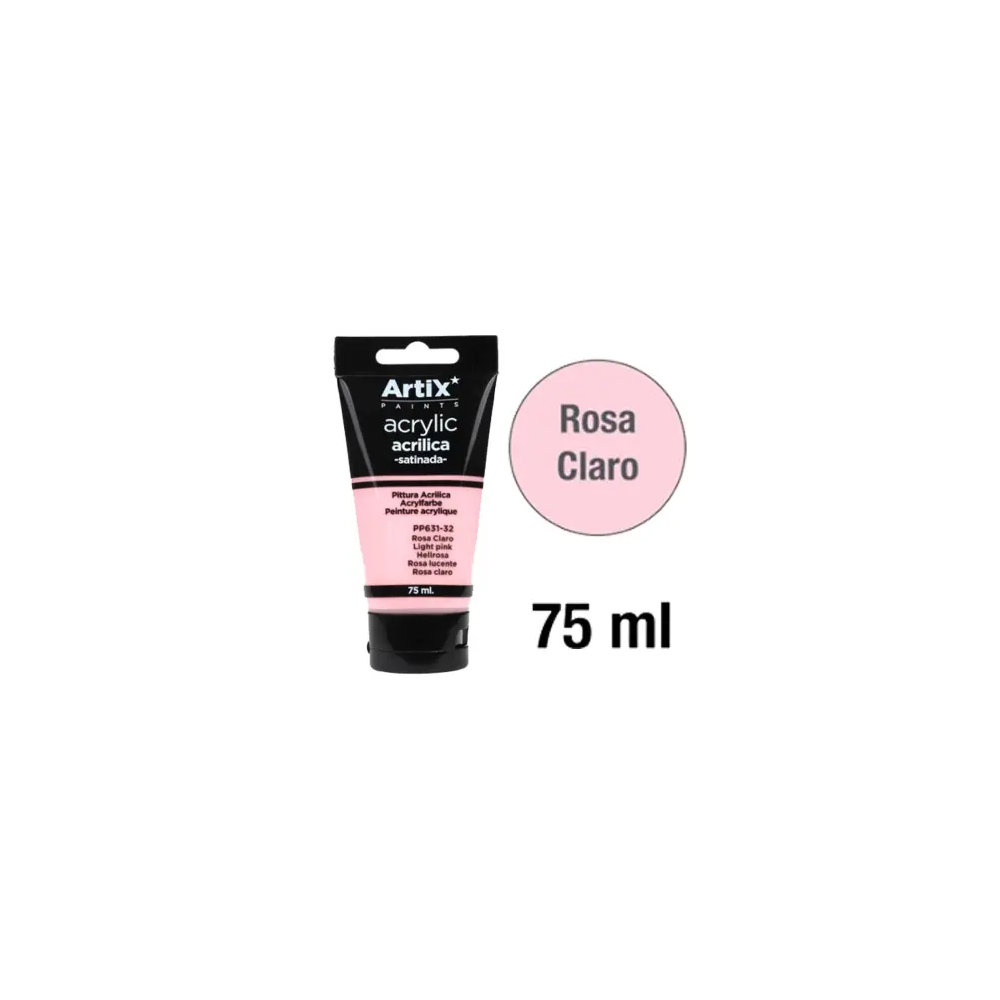 Rosa Claro – Pintura acrílica satinada 75 ml para poliestireno