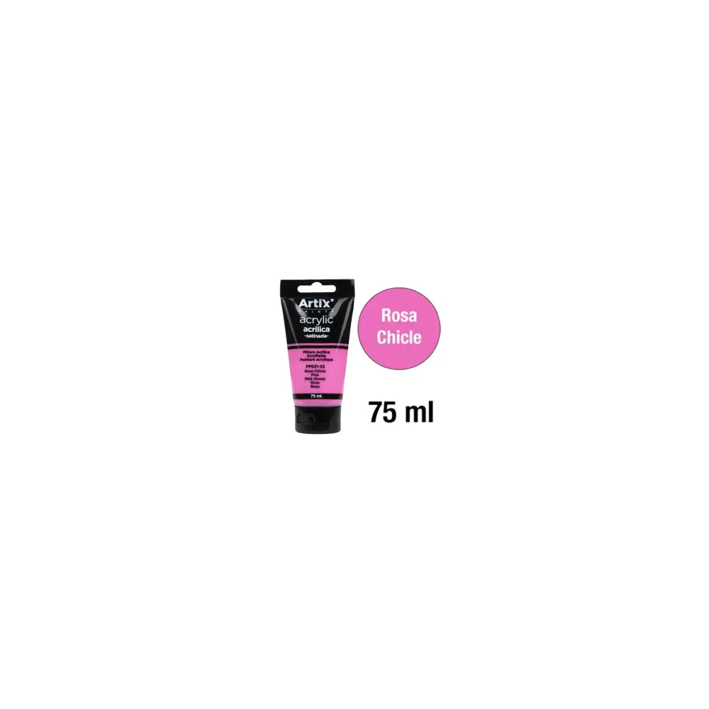 Pink – 75 ml Satin Acrylic Paint for Polystyrene