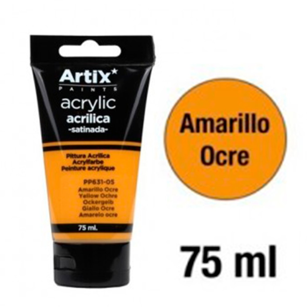 Yellow Ochre – 75 ml Satin Acrylic Paint for Polystyrene