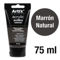 Marrón Natural – Pintura acrílica satinada 75 ml para poliestireno