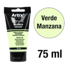 Verde Pastello – Pittura acrilica satinata 75 ml per polistirene