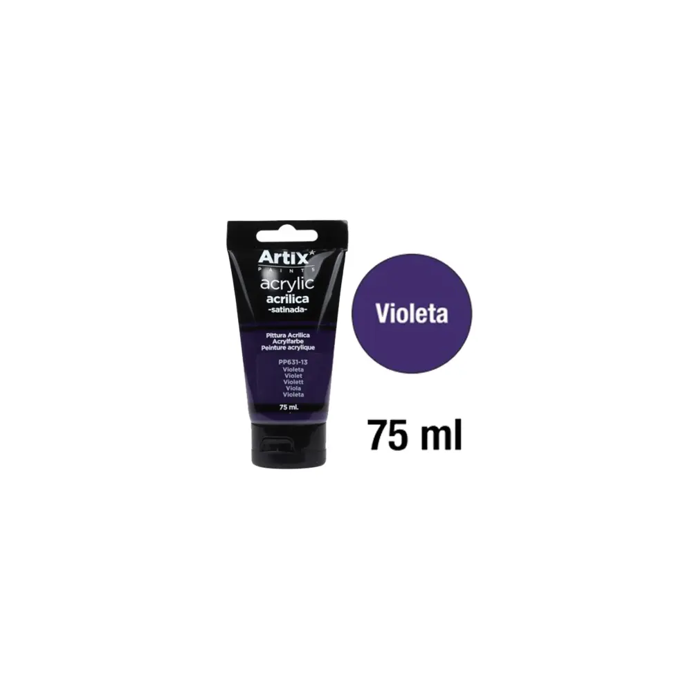 Violeta – Pintura acrílica satinada 75 ml para poliestireno