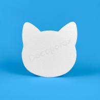 Tête de chat en polystyrène | Activité créative