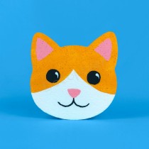 Testa di gatto in polistirolo | Idee creative