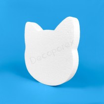 Tête de chat en polystyrène | Activité créative