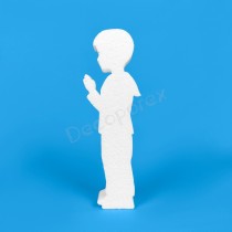 Niño rezando de poliestireno para comunión