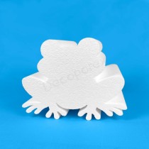 Polystyrene frog for decorating